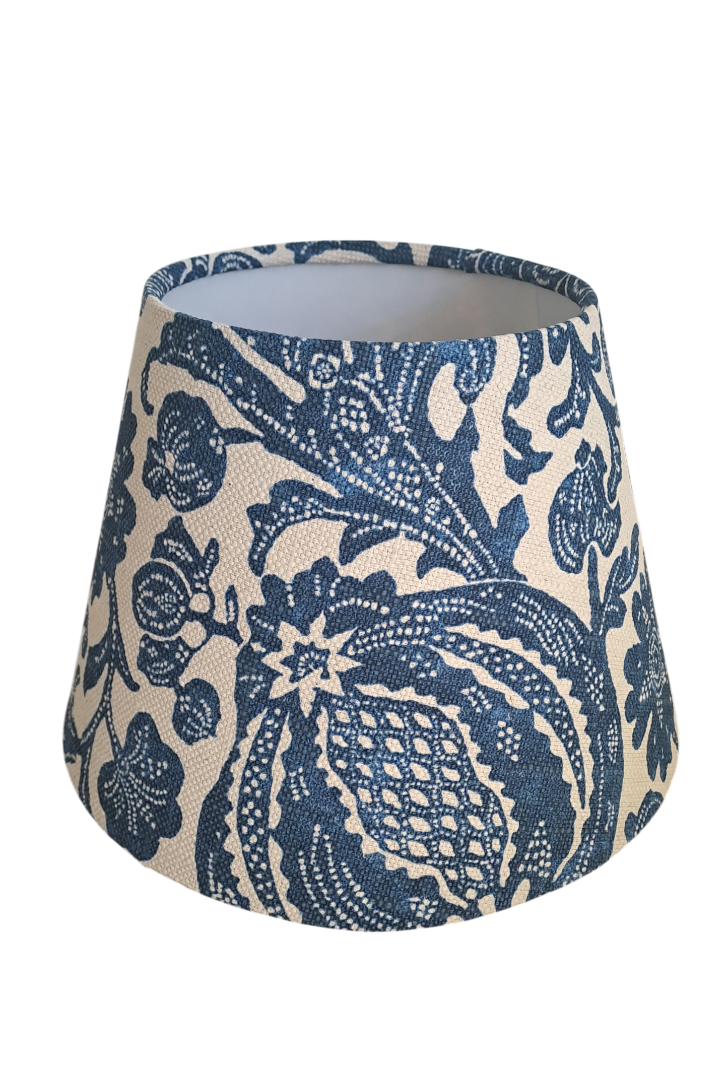 Tapered Lampshade - Bountiful - Indigo - P.Kaufmann Fabric