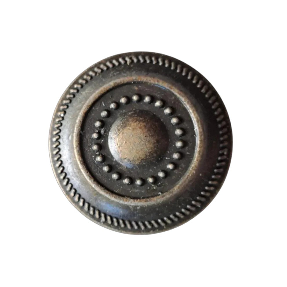 Metal Knob 'COLTON' Antique Bronze Finish